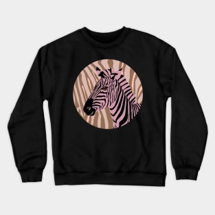 Zebra Crewneck Sweatshirt